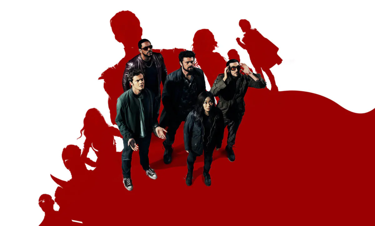 Горизонтальный постер первого сезона сериала Пацаны