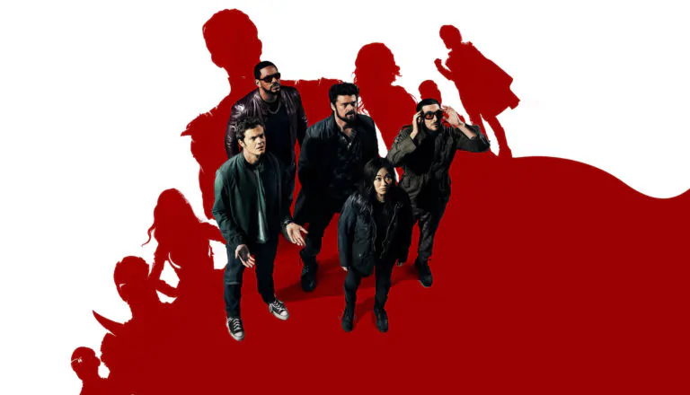 Горизонтальный постер первого сезона сериала Пацаны